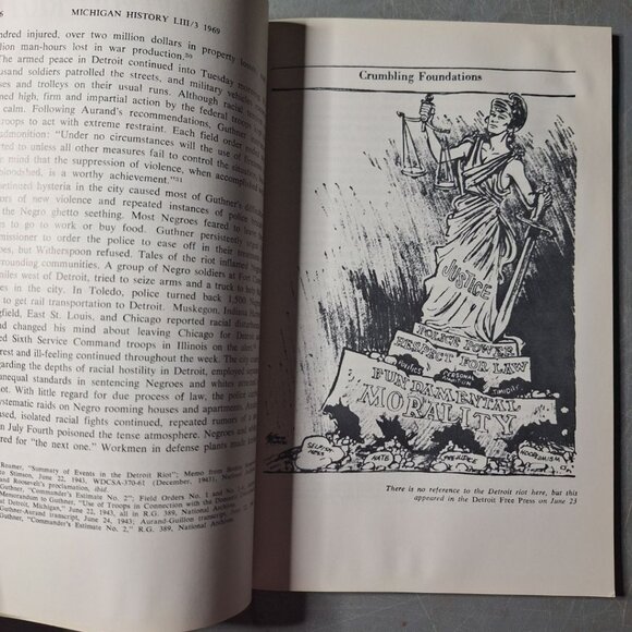 Michigan History Fall 1969 Book Historical Commission Department of State Green - Picture 10 of 11